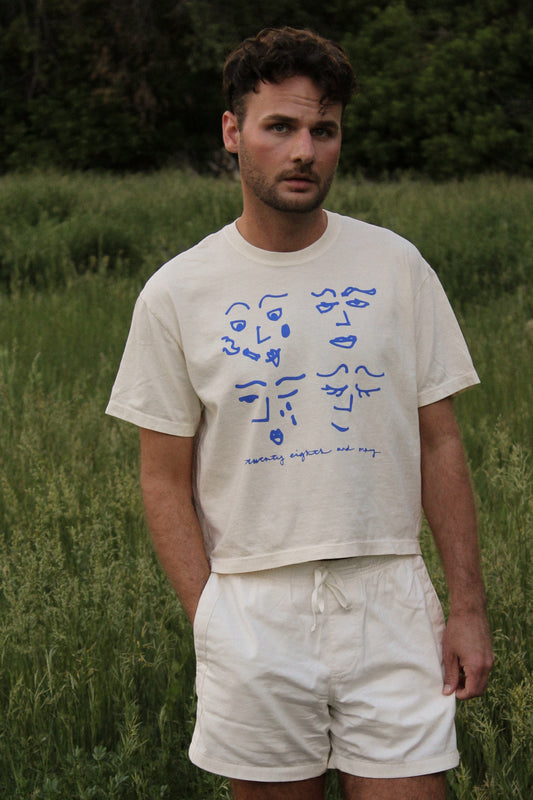 Faces Cropped Tee